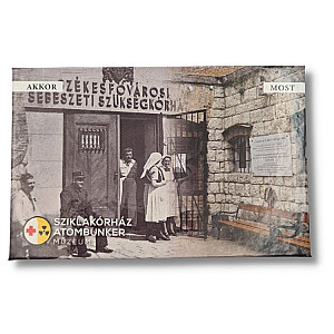 Sziklakórház – magyar nyelvű hűtőmágnes