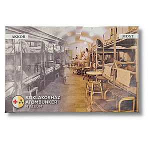 Sziklakórház – magyar nyelvű hűtőmágnes