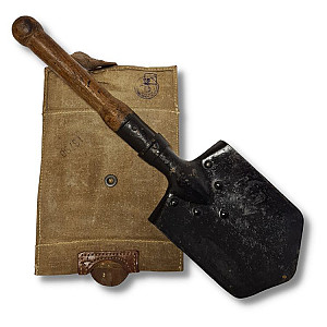 Gyalogsági ásó tokkal